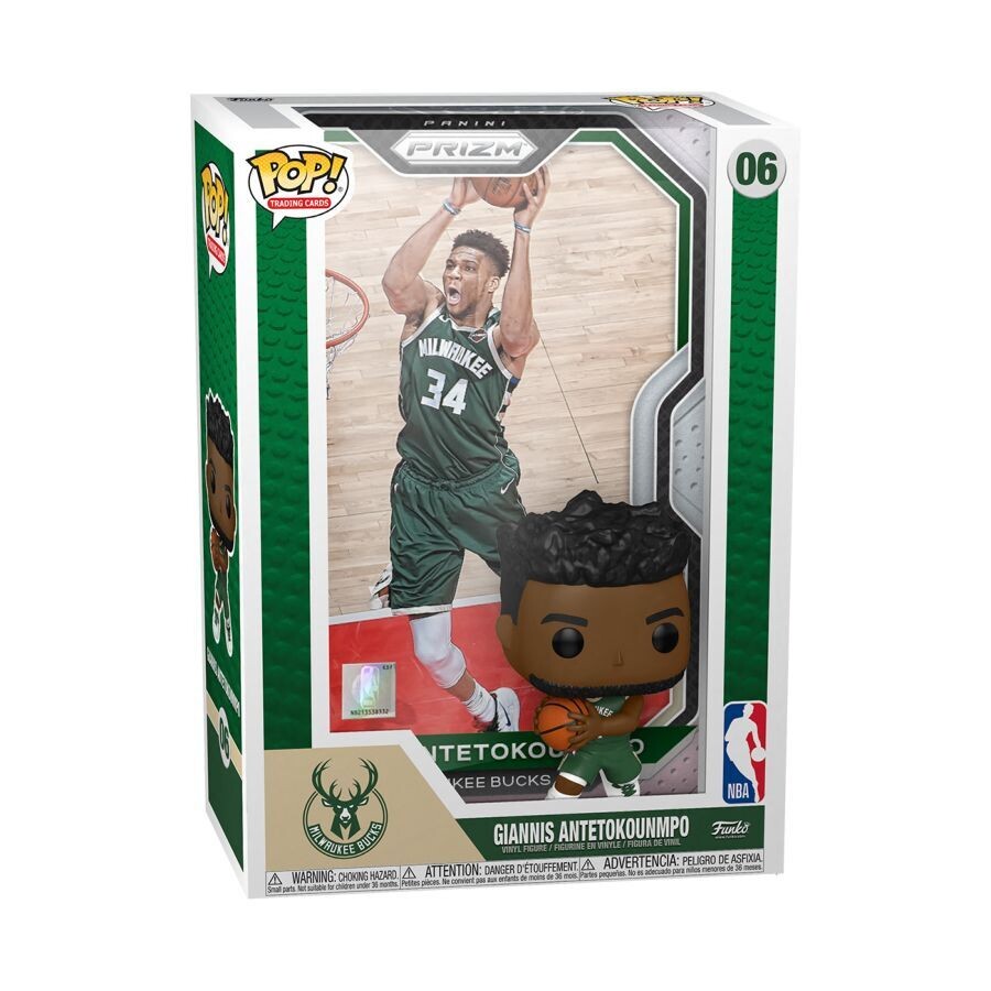 Funko NBA - Giannis Antetokounmpo Pop! Trading Card Vinyl Figure