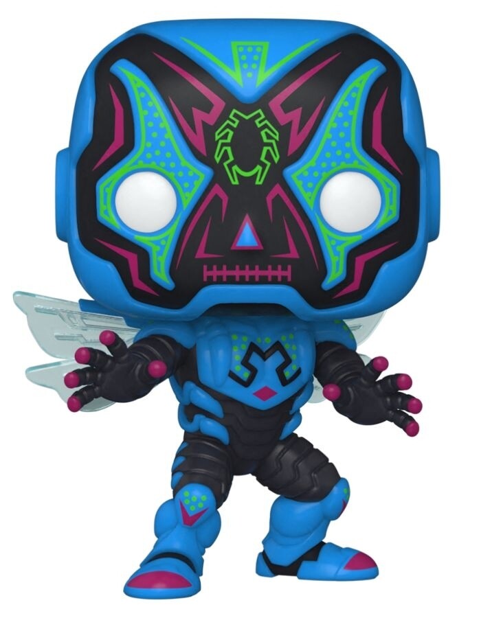 Funko DC Comics Dia De Los - Blue Beetle Glow in the Dark Exclusive Pop! Vinyl Figure
