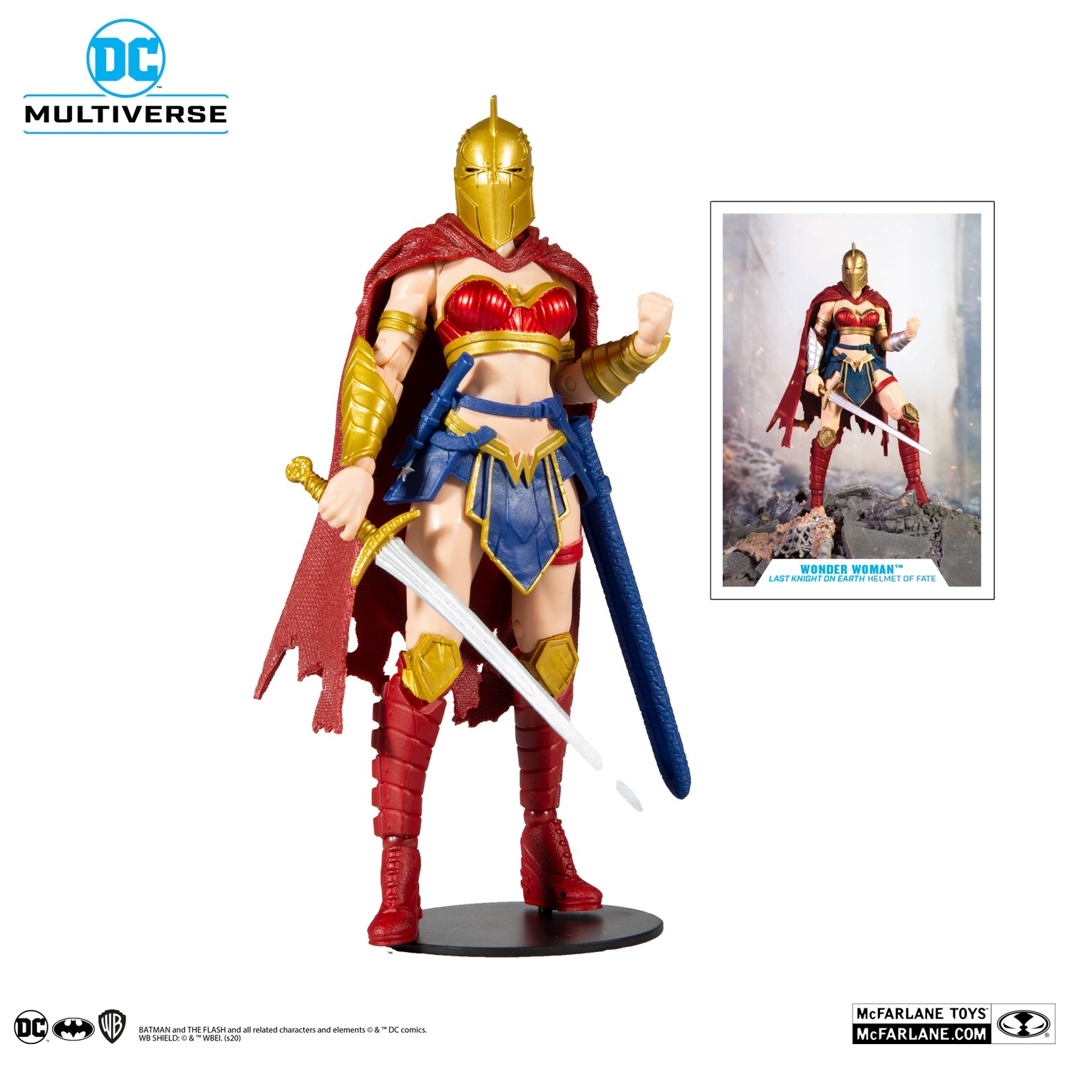 Mcfarlane DC MULTIVERSE 7IN - LKOE WONDER WOMAN WITH HELMET OF FATE