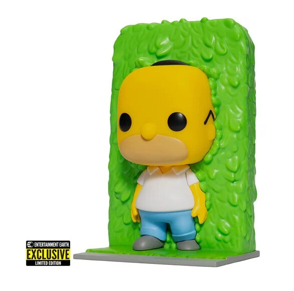 PRE-ORDER Funko The Simpsons Homer in Hedges Pop! Vinyl Figure - Entertainment Earth Exclusive
