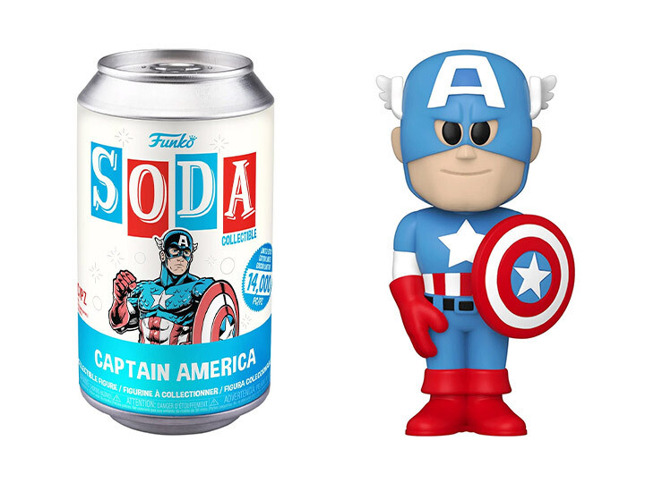 Marvel Vinyl Soda Captain America