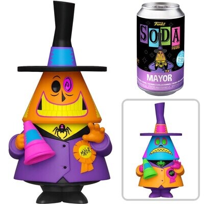 Funko The Nightmare Before Christmas Black Light Mayor Vinyl Soda