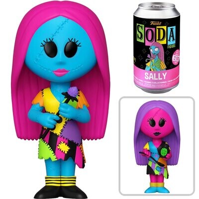 Funko The Nightmare Before Christmas Black Light Sally Vinyl Soda