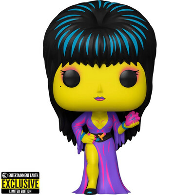 PRE-ORDER Funko Elvira Black Light Pop! Vinyl Figure - Entertainment Earth Exclusive