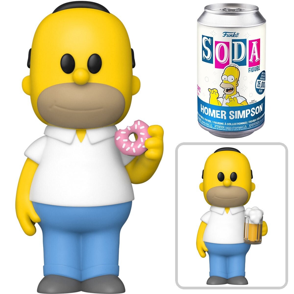 PRE-ORDER Funko The Simpsons Homer Simpson Vinyl Soda Figure