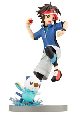 PRE-ORDER Kotobukiya Pokemon nate with Oshawott ArtFX J Statue