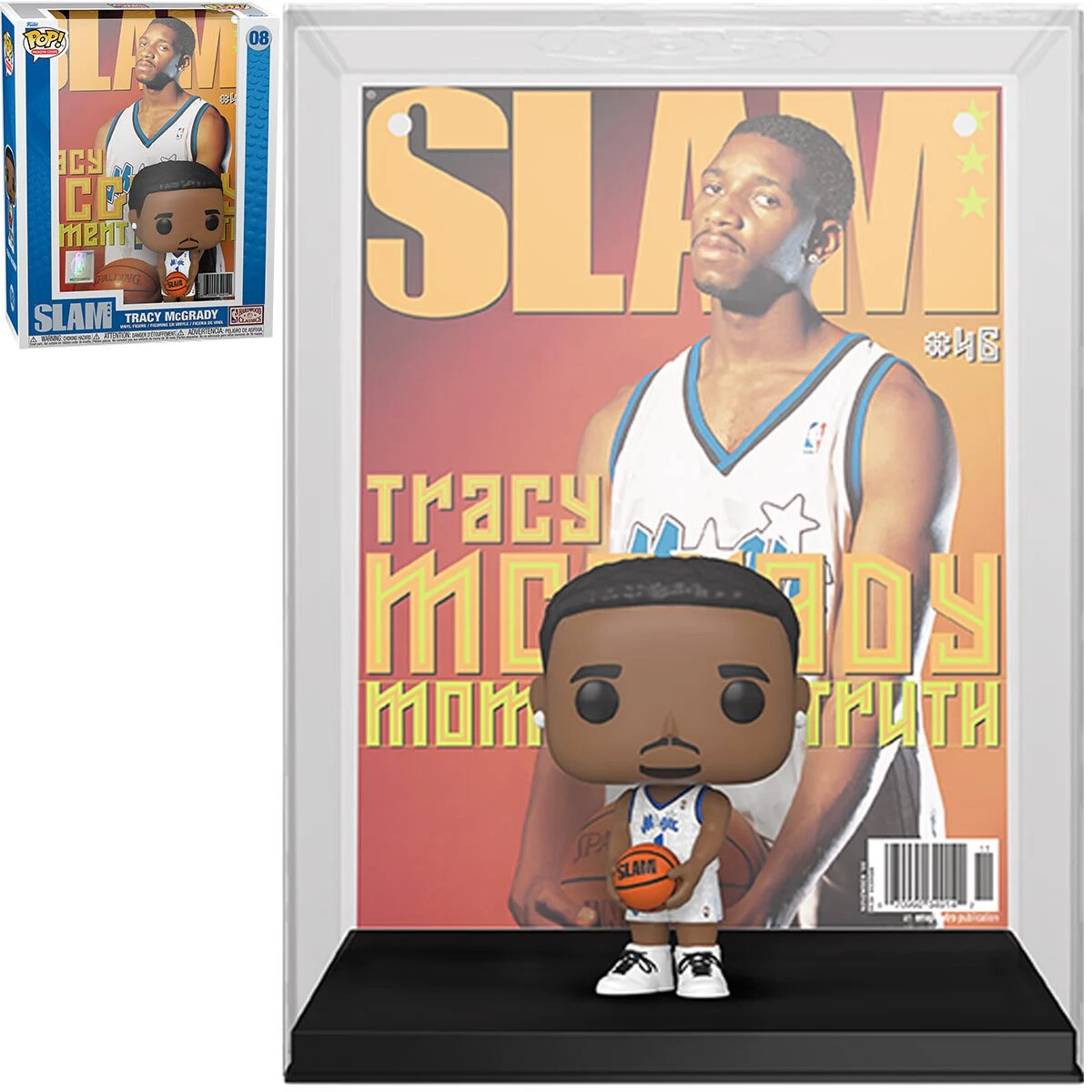 PRE-ORDER Funko NBA Slam Tracy McGrady Pop! Cover Figure with Case