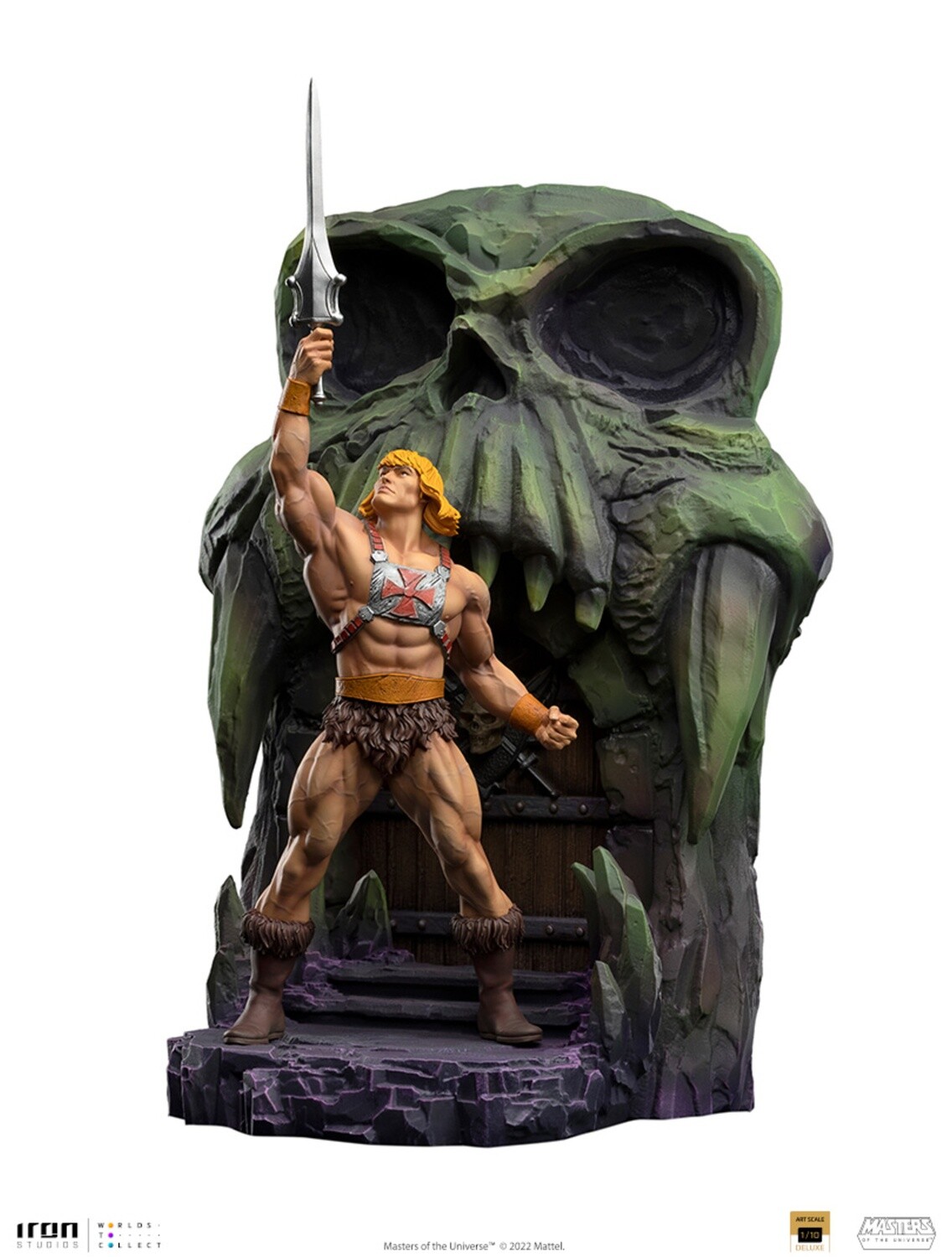 PRE-ORDER Iron Studios He-Man Deluxe Masters of the Universe Art Scale 1/10