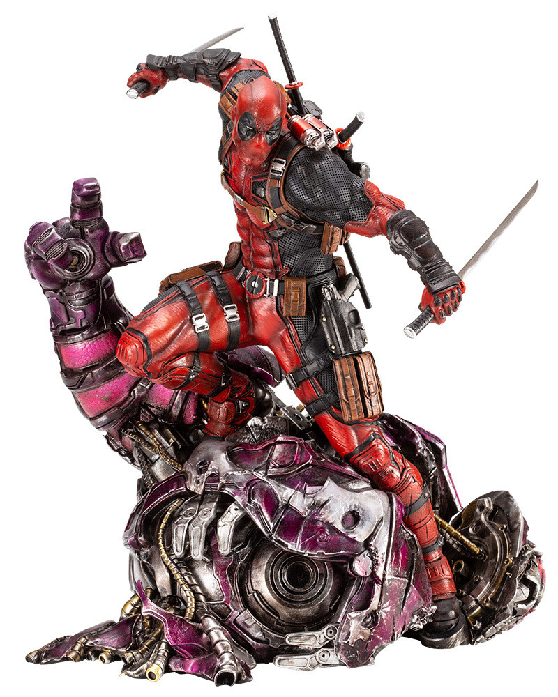 PRE-ORDER Kotobukiya DEADPOOL FINE ART STATUE SIGNATURE SERIES -Featuring the Kucharek Brothers-