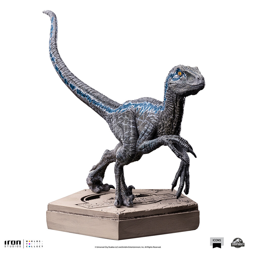 PRE-ORDER Iron Studios Velociraptor Blue - Jurassic World Icons