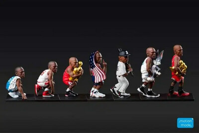 PRE-ORDER (MOTION MODE 4.3 inch Air Jordan Road to Fengshen Set of 7 - 2nd Batch