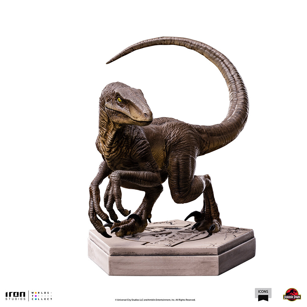PRE-ORDER Iron Studios Velociraptor C - Jurassic Park Icons
