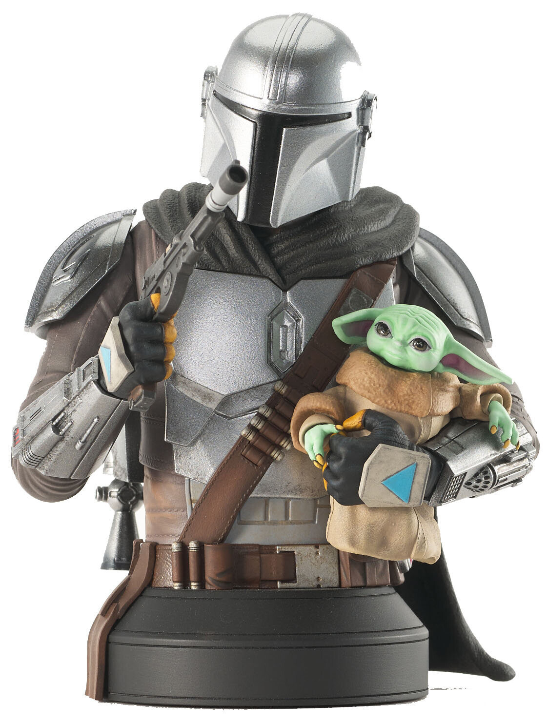 PRE-ORDER Diamond Select Star Wars The Mandalorian with Grogu 1/6th Scale PX Bust
