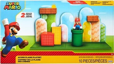 PRE-ORDER Jakks Pacific Nintendo 2.5&quot; Acorn Plains Playset