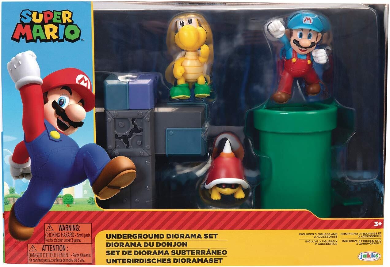 PRE-ORDER Jakks Pacific Nintendo 2.5" Underground Diorama Set