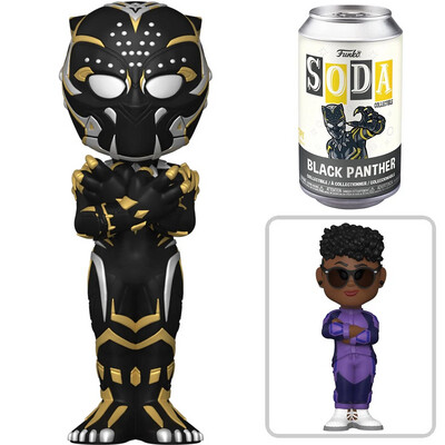 Funko Black Panther: Wakanda Forever Black Panther Soda Vinyl Figure