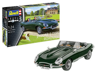 PRE-ORDER Revell Jaguar E-Type Roadster 1:24 Scale Plastic Model Kit