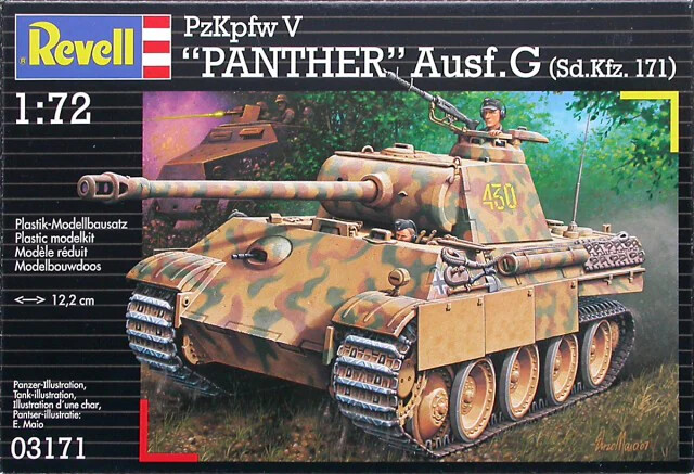 PRE-ORDER Revell PzKpfw V PANTHER Ausf.G (Sd.Kfz. 171)
1:76 Scale Plastic Model Kit