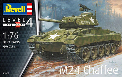 PRE-ORDER Revell M24 Chaffee F 1:76 Scale Plastic Model Kit