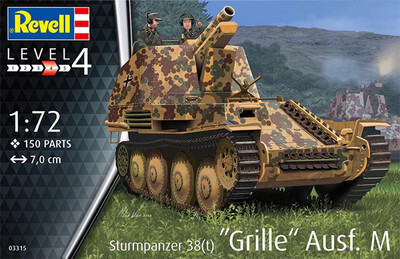 PRE-ORDER Revell Sturmpanzer 38(t) Grille Ausf. M 1:76 Scale Plastic Model Kit