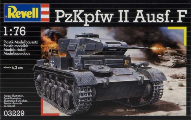 PRE-ORDER Revell PzKpfw II Ausf. F 1:76 Scale Plastic Model Kit