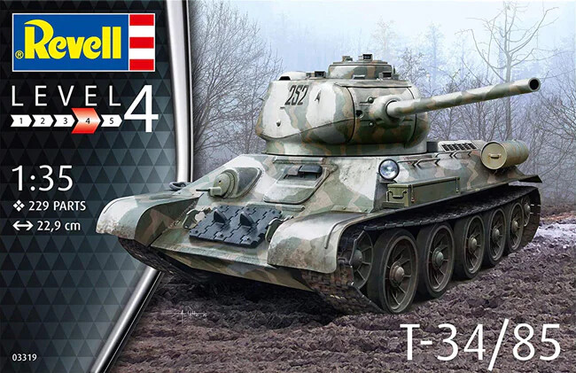 PRE-ORDER Revell T-34/85 1:35 Scale Plastic Model Kit