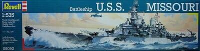 PRE-ORDER Revell Schlachtschiff USS MMISSOURI 1:535 Scale Plastic Model Kit