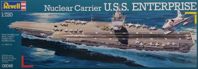 PRE-ORDER Revell Nuclear Carrier U.S.S. Enterprise 1:720 Scale Plastic Model Kit