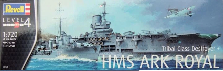 PRE-ORDER Revell HMS Ark Royal & Tribal Class Destroyer 1:720 Plastic Model Kit