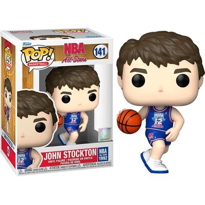 Funko NBA Legends - John Stockton Blue All Star Uniform 1992 Pop! Vinyl Figure