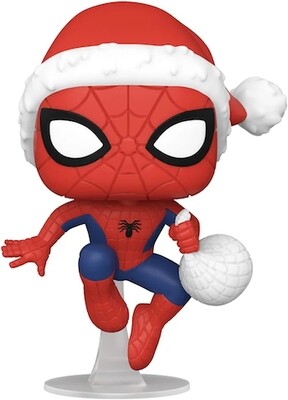 Funko Marvel Holiday - Spider-man in Santa Hat Exclusive Pop! Vinyl Figure