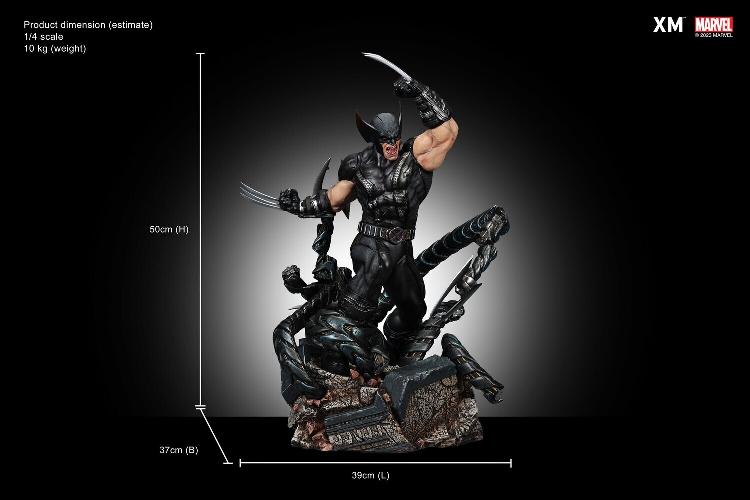 PRE-ORDER XM Studios Wolverine (X-Force) in 1/4 Scale (VER B - ADDITIONAL TORSO)