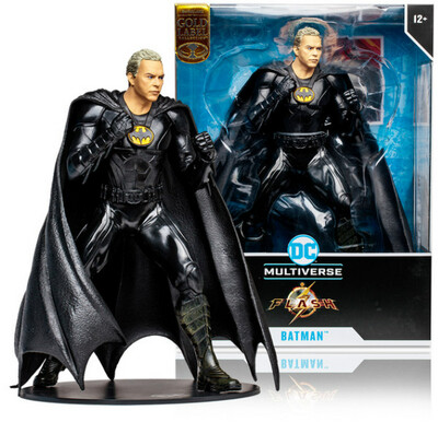 PRE-ORDER Mcfarlane DC The Flash Movie Megafigs Batman Unmasked Gold Label