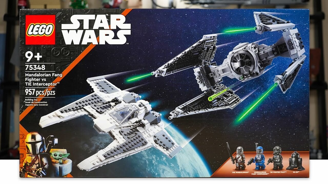 Pre-Order Lego Star Wars Mandalorian Fang Fighter vs. Tie Interceptor