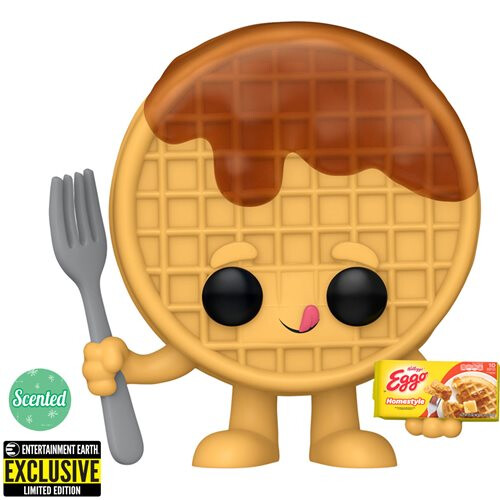 PRE-ORDER Funko Kellogg's Eggo Waffle with Syrup Scented Pop! Vinyl Figure #200 - Entertainment Earth Exclusive