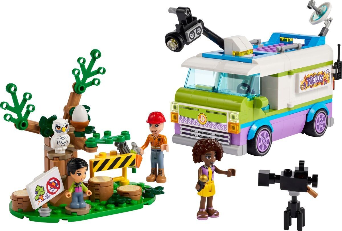 Pre-Order Lego Friends Newsroom Van