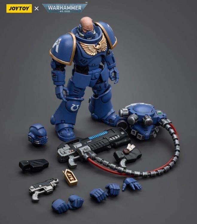 PRE-ORDER Joy Toy Warhammer 40K Ultramarines Hellblasters Brother Torsus 1/18 Scale Figure