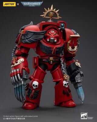 PRE-ORDER Joy Toy Warhammer 40K Blood Angels Assault Terminators Brother Tyborel 1/18 Scale Figure