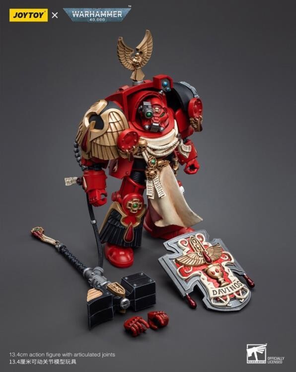 PRE-ORDER Joy Toy Warhammer 40K Blood Angels Assault Terminators Brother Davinos 1/18 Scale Figure