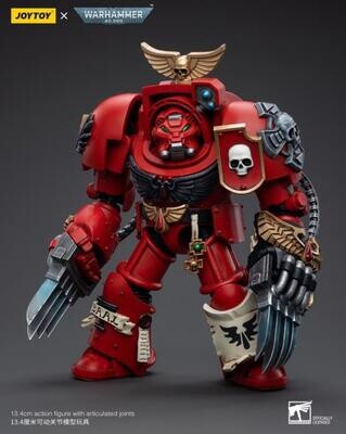 PRE-ORDER Joy Toy Warhammer 40K Blood Angels Assault Terminators Brother Nassio 1/18 Scale Figure