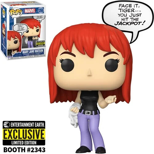 Funko Spider-Man Mary Jane Watson Funko Pop! Vinyl Figure #1260 - Entertainment Earth Exclusive