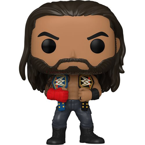 PRE-ORDER Funko WWE Roman Reigns with Belts Funko Pop! Vinyl Figure #131