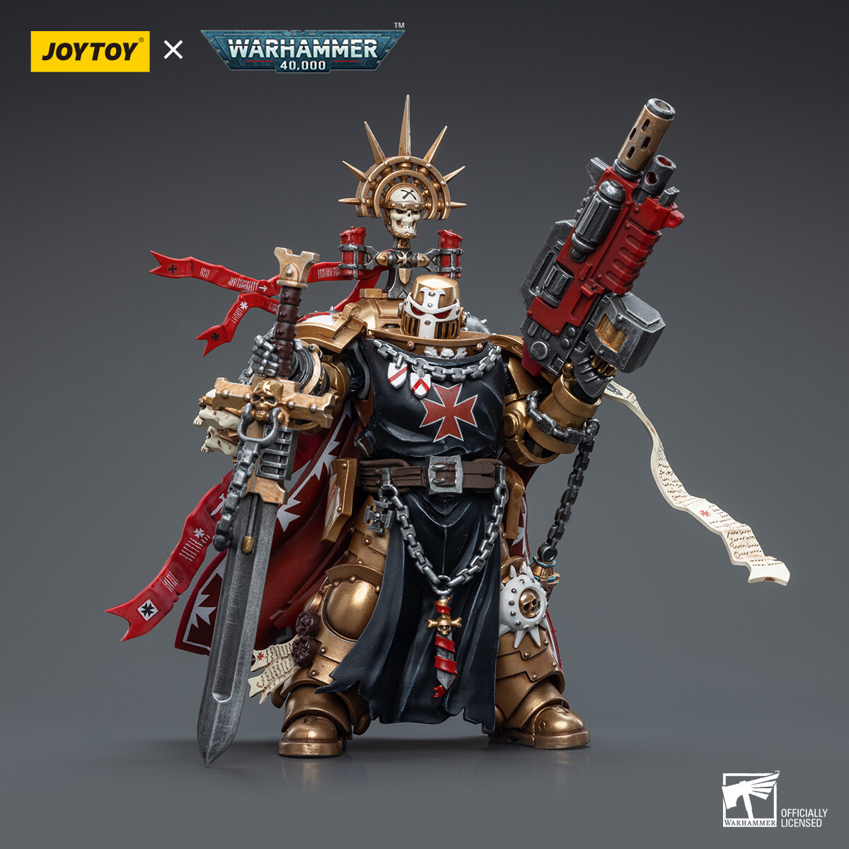 Joy Toy Warhammer 40k Black Templars High Marshal Helbrecht