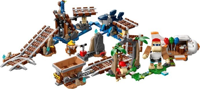Pre-Order Lego Super Mario Diddy Kong's Mine Cart Ride Expansion Set