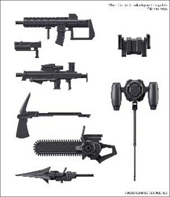 PRE-ORDER Bandai HG 1/72 AMAIM Warrior at the Borderline Weapon Set 6 PLastic MOdel Kit