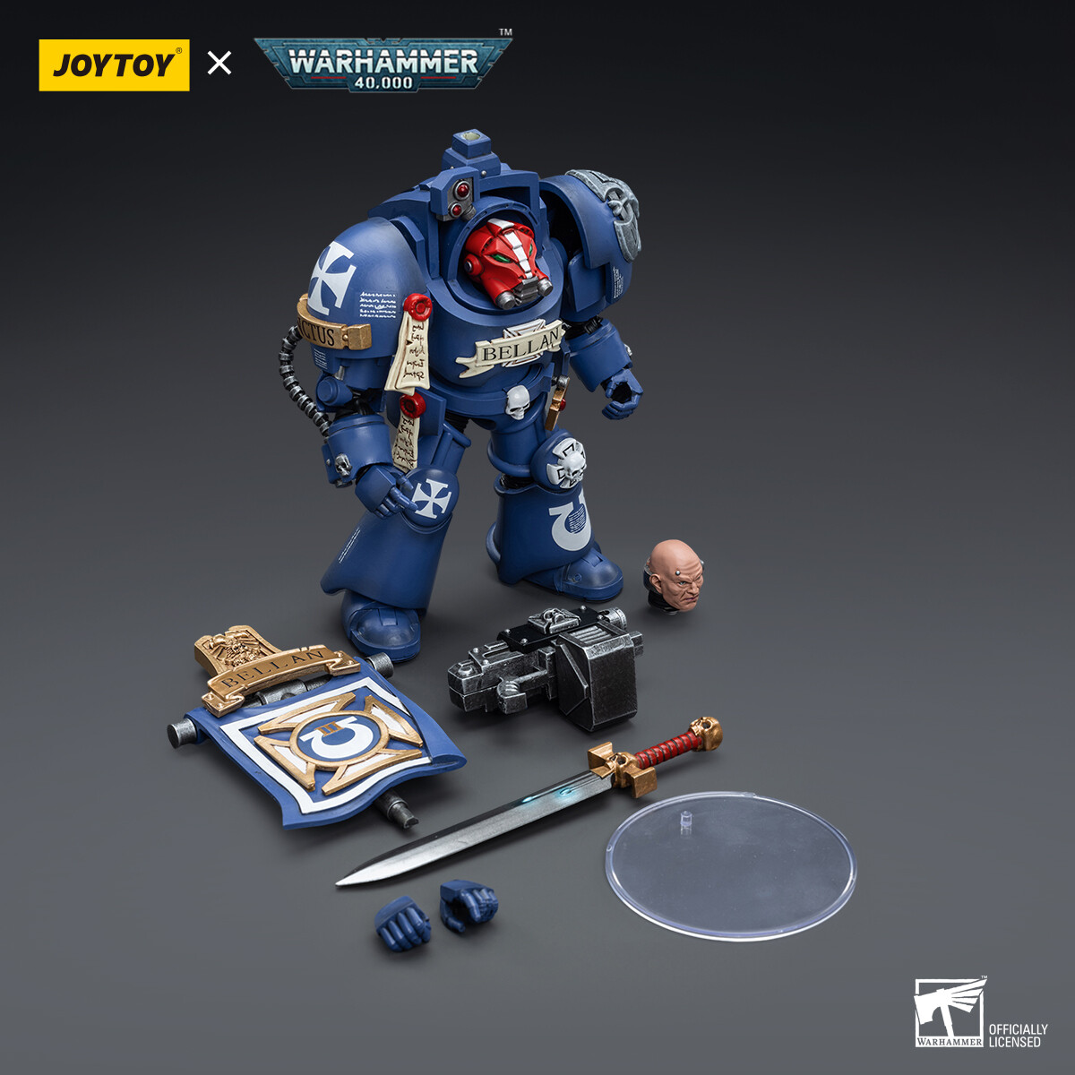PRE-ORDER Joy Toy Warhammer 40k Ultramarines Terminators Sergeant Bellan