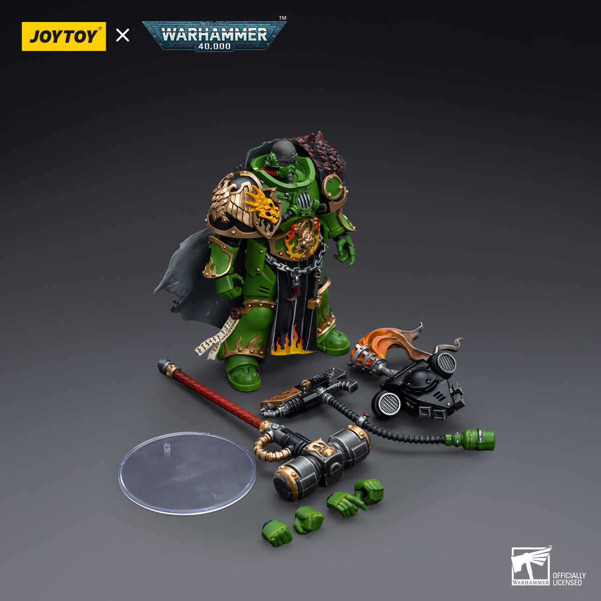PREORDER Joy Toy Warhammer 40k Salamanders Captain Adrax Agatone