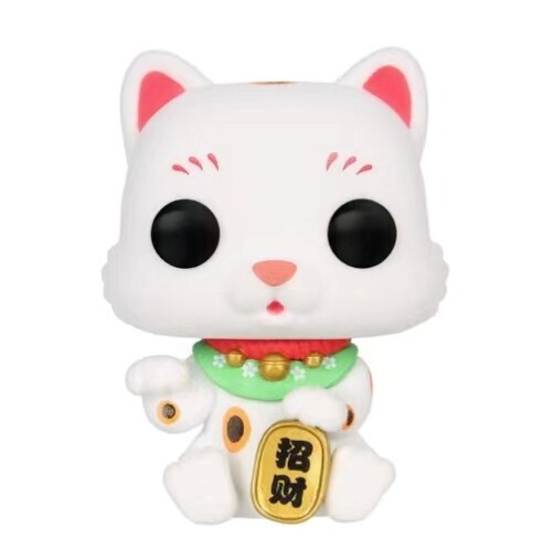 PRE-ORDER Funko POP! Asia Lucky Cat Flocked 2023 Mindstyle Summer Covention Exclusive
