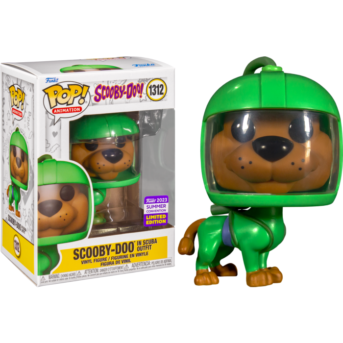 PRE-ORDER Funko Scooby-Doo! - Scooby-Doo in Scuba Outfit Pop! Vinyl Figure (2023 Summer Convention Exclusive)