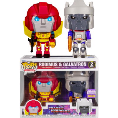 PRE-ORDER Funko The Transformers (1984) - Rodimus &amp; Galvatron Pop! Vinyl Figure 2-Pack (2023 Summer Convention Exclusive)